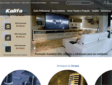 Tablet Screenshot of kalifa.com.br